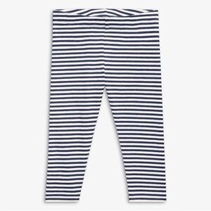 PRIMARY | Unisex ‘The Baby Legging’ in Mini Stripe | Navy/Ivory | 18-24 M